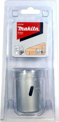 Алмазная коронка для сухого сверления MAKITA D-51194 43мм - изображение 2