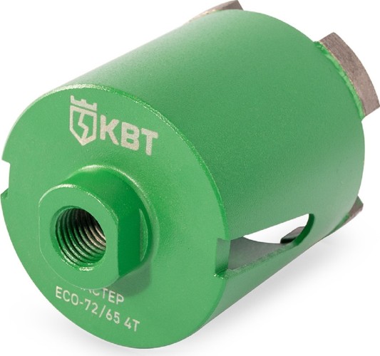 Алмазная коронка для сухого сверления КВТ 102555 ECO-72/ 65 4T серия Мастер