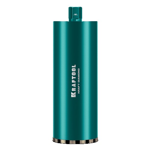 Алмазная коронка для сухого сверления KRAFTOOL DIAMOND 162 мм 450 мм, 1 1/4" по железобетону 29825-162