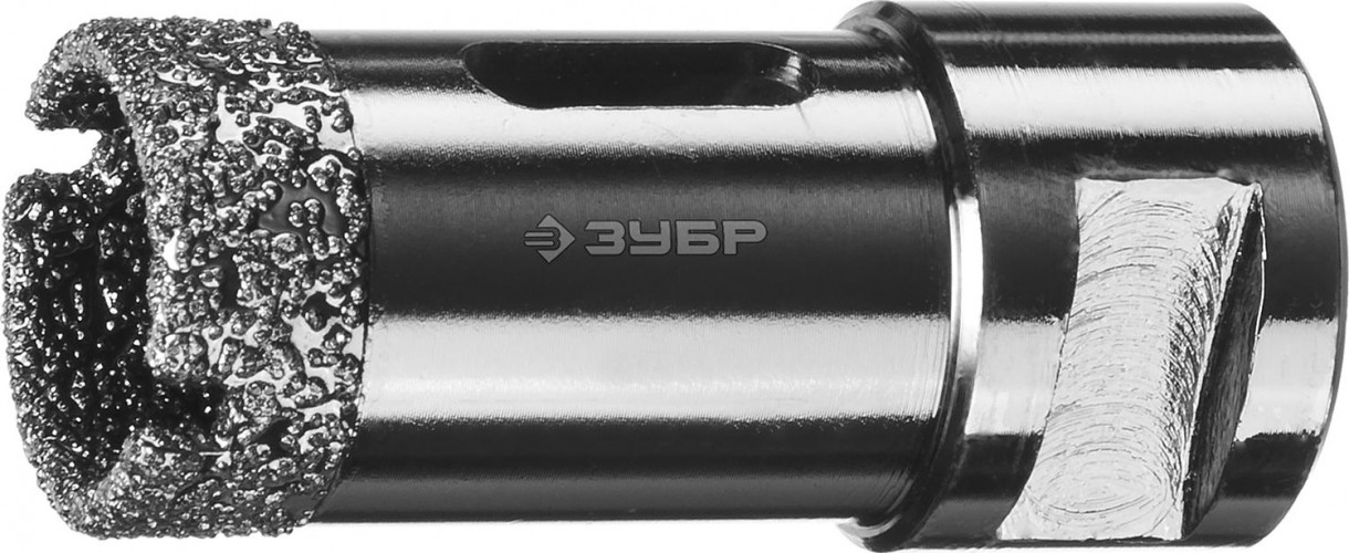 Алмазная коронка для сухого сверления ЗУБР d=25 х 35, M14 Профессионал 29865-25