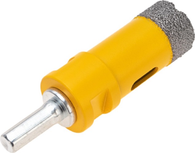 Алмазная коронка для сухого сверления Kranz KR-92-1012 по керамограниту и железобетону М14, 25мм - изображение 3