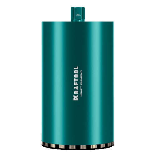 Алмазная коронка для сухого сверления KRAFTOOL DIAMOND 250 мм 450 мм, 1 1/4" по железобетону 29825-250