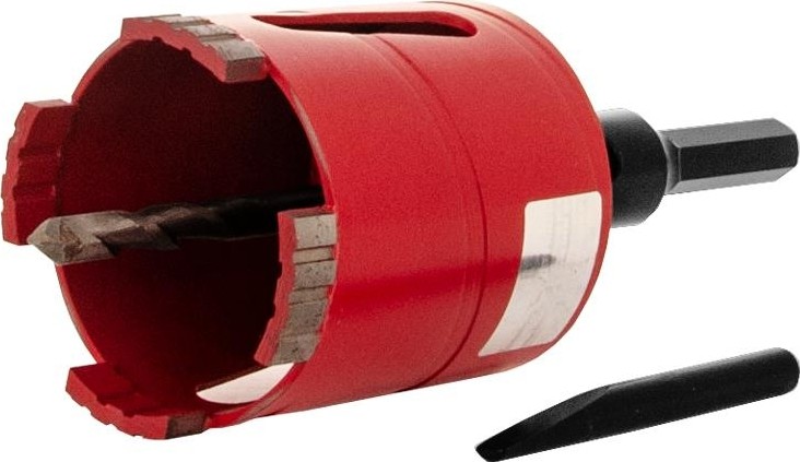 Алмазная коронка для сухого сверления DIAM Сверло Сух. 68 HEX (бетон) 311116 - изображение 3