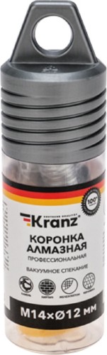 Алмазная коронка для сухого сверления Kranz KR-92-1004 по керамограниту и железобетону М14, 12мм - изображение 5