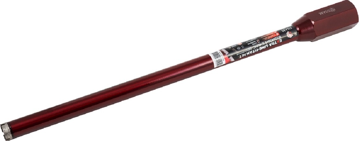 Алмазная коронка для сухого сверления DIAM САСС 25x450х1x1,1/4UNC Extra Line Titan HIT (арм. бетон) 313034 - изображение 2