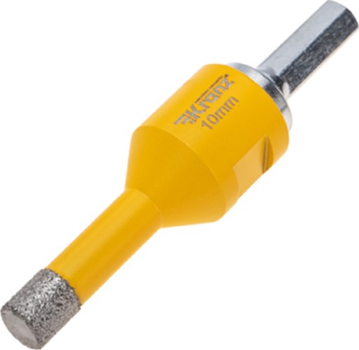 Алмазная коронка для сухого сверления Kranz KR-92-1003 по керамограниту и железобетону М14, 10мм - изображение 2