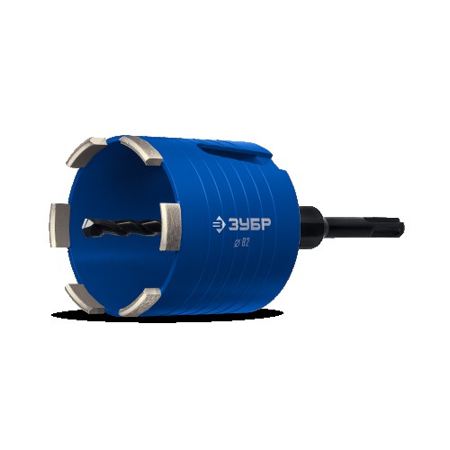 Алмазная коронка для сухого сверления ЗУБР АСК D82 мм для подрозетников 29875-82