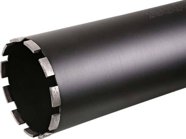 Алмазная коронка по железобетону HANSKONNER H1055-11-132 LASER 132 мм, 1 1/4", l=450мм