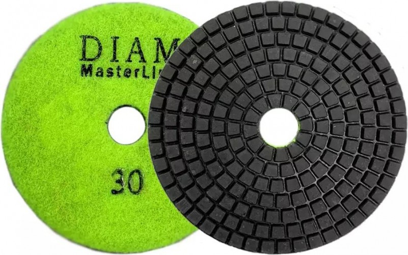 Алмазная тарелка на липучке DIAM АГШК 100*2,5 №30 Master Line (мокрая) 000665