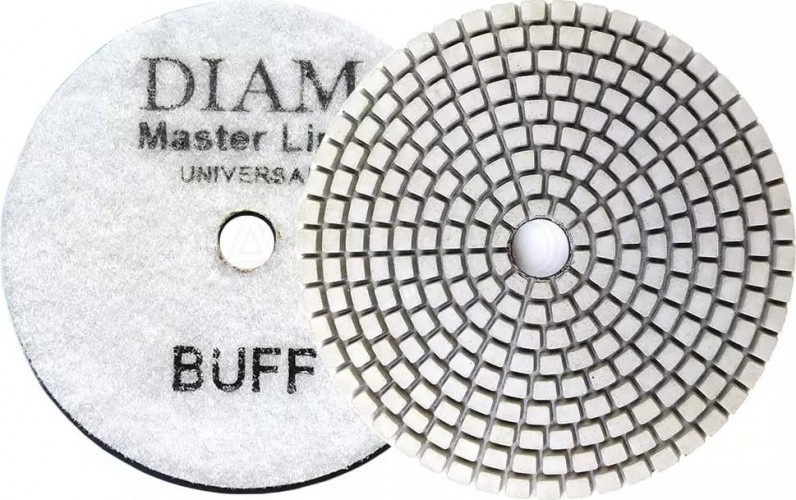 Алмазная тарелка на липучке DIAM АГШК 100*2,5 BUFF Master Line Universal (сухая/мокрая) 000630
