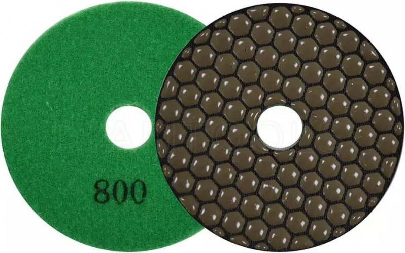 Алмазная тарелка на липучке DIAM АГШК 100*2,0 №800 Extra Line (сухая) 000523