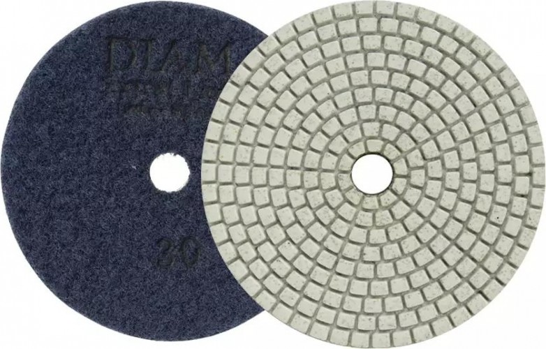 Алмазная тарелка на липучке DIAM АГШК 100*2,5 №30 Extra Line Universal (сухая/мокрая) 000671