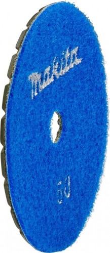 Алмазная тарелка на липучке MAKITA D-15584 гранит/мрамор d100 мм, p50 - изображение 3