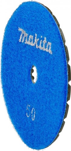 Алмазная тарелка на липучке MAKITA D-15584 гранит/мрамор d100 мм, p50 - изображение 4