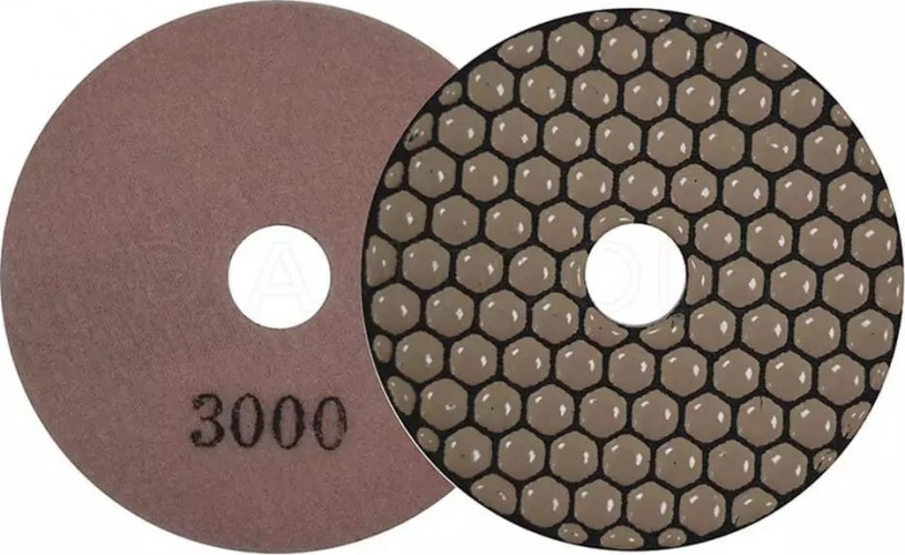 Алмазная тарелка на липучке DIAM АГШК 100*2,0 №3000 Extra Line (сухая) 000525