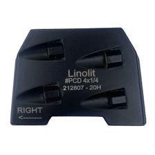 Алмазный пад Linolit #PCD4x1/4 MB_LN RIGHT (правый) (Коготь) - изображение 2