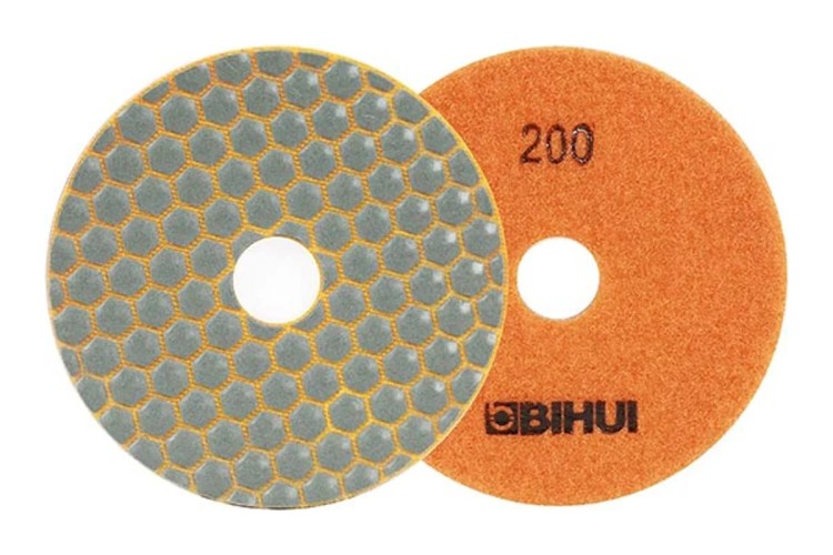 Алмазный гибкий шлифовальный круг BIHUI ø100мм, #200 для керамики (черепашка) DPP420 DPP420