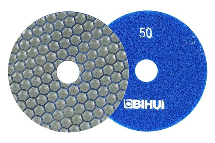 Алмазный гибкий шлифовальный круг BIHUI ø100мм, #50 для керамики (черепашка) DPP405 DPP405