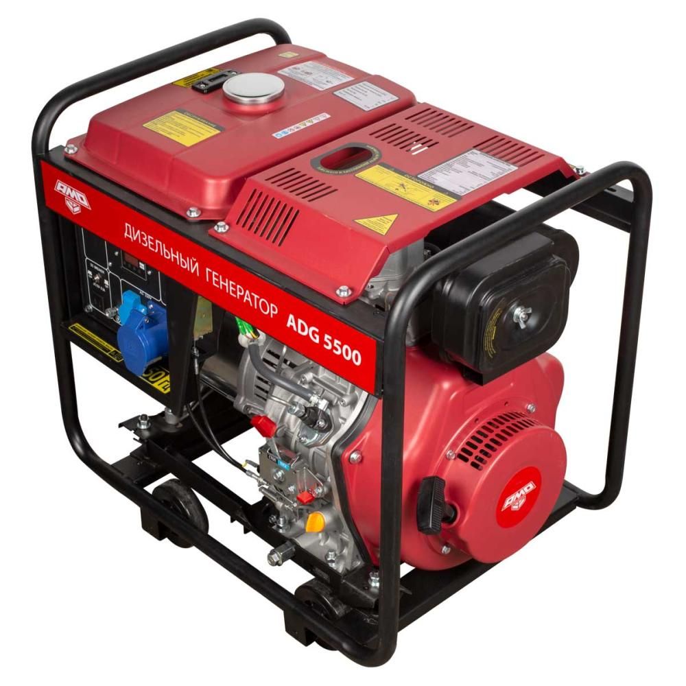 Дизельный генератор AMO ADG 5500 - изображение 2