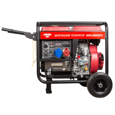 Дизельный генератор AMO ADG 6000EF3 + кожух для генератора 1400SS супер тихий - изображение 3