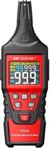 Анализатор воздуха КВТ КТ 618 kt "ecoline" термогигрометр 79144