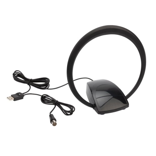 Антенна комнатная REXANT 34-0723 «Активная»  USB, для цифр. телевид.DVB-T2, Ring-51