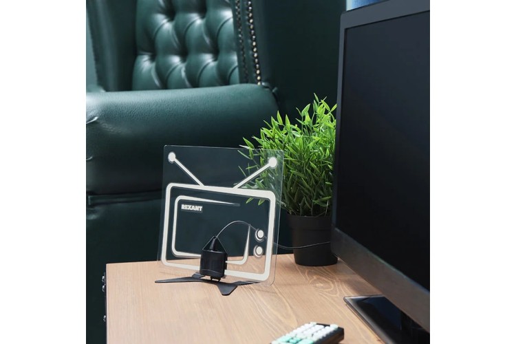 Антенна комнатная REXANT Ag-719 «Активная» с USB питанием до 20км от БС 34-0719 - изображение 4