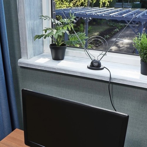 Антенна комнатная REXANT RX-100 телескопическая на подставке «Усы + кольцо» 34-0100 - изображение 3