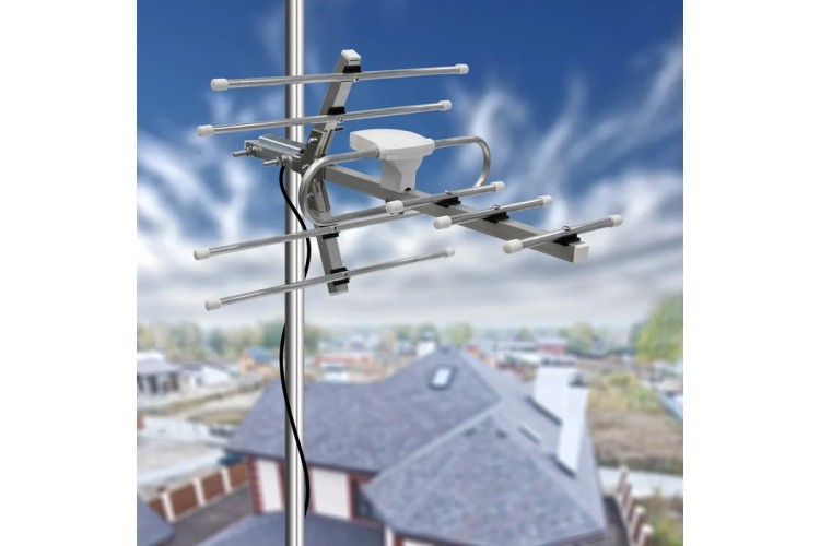 Антенна наружная REXANT RX-411-1 «Активная» до 30км от БС, (пакет) 34-0411-1 - изображение 2