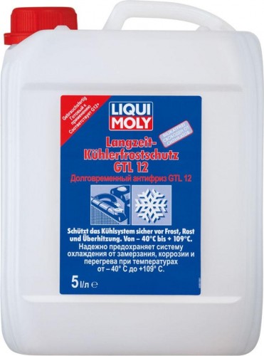 Антифриз долговременный LIQUI MOLY Langzeit Kuhlerfrostschutz GTL12 Plus  5 л. красный 8851 8851