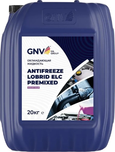 Антифриз GNV Antifreeze Lobrid ELC Premixed (фиолетовый) 20 кг RG1018015LB118P