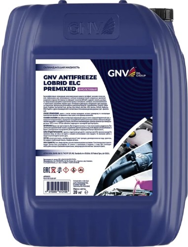 Антифриз GNV Antifreeze Lobrid ELC Premixed (фиолетовый) 20 кг RG1018015LB118P - изображение 2