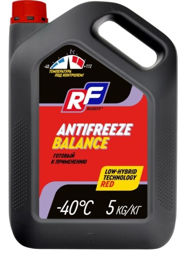 Антифриз RUSEFF BALANCE красный  5 л 17482N 17482N