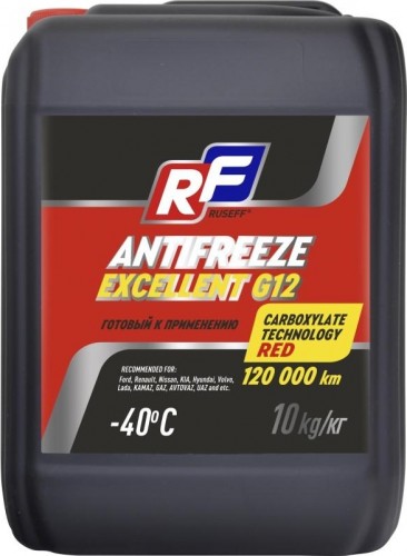 Антифриз RUSEFF EXCELLENT G12 красный 10 л17358N 17358N