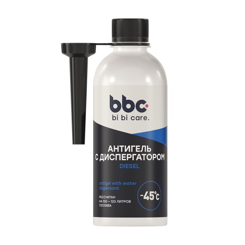Антигель дизельный BI BI CARE с диспергатором, до -45°, 1:400 (на 100-120л) 280 мл 4504