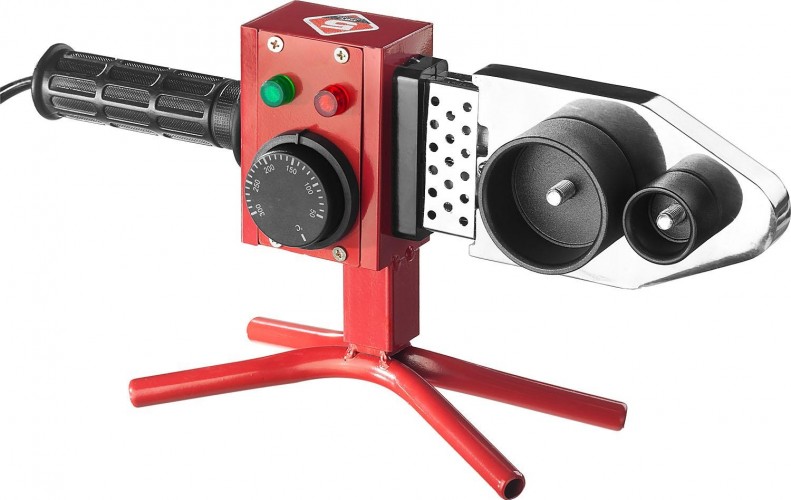 Аппарат для сварки полипропиленовых труб ЗУБР МАСТЕР (паяльник) для 800 вт, 50-300с, насадки 20, 25, 32 АСТ-800 - изображение 3