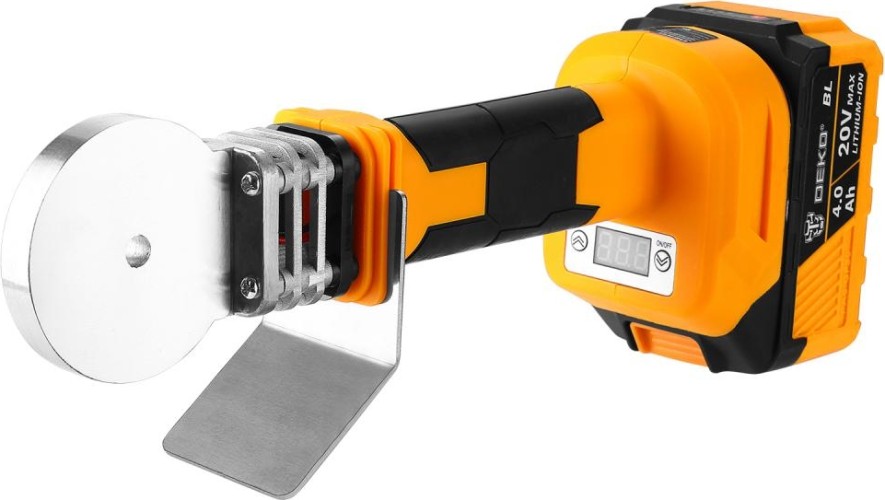 Аппарат для сварки полипропиленовых труб DEKO R-DKCPW20V аккумуляторный (20В, 2*4.0Ач, ЗУ, кейс) 083-3002 - изображение 2