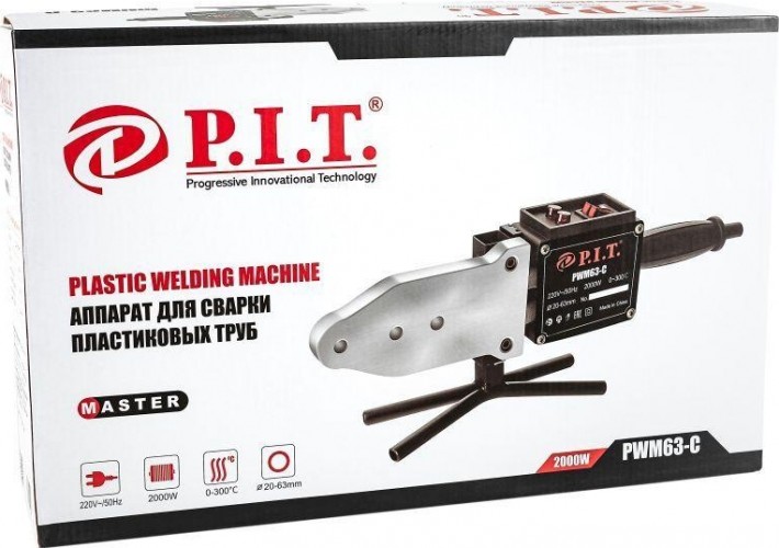 Аппарат для сварки полипропиленовых труб P.I.T. PWM63-C мастер - изображение 3