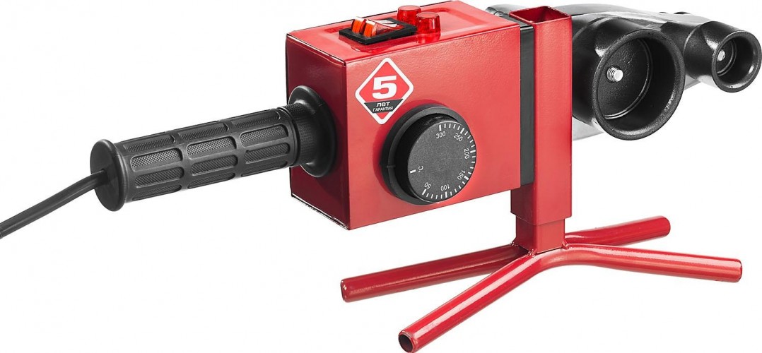 Аппарат для сварки полипропиленовых труб ЗУБР МАСТЕР (паяльник) для 1000/2000вт, 50-300с, насадки 20, 2 АСТ-2000 - изображение 2