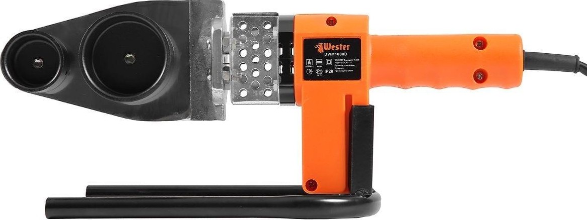 Аппарат для сварки полипропиленовых труб WESTER DWM 1000B с насадками 6шт. 178-002 - изображение 3