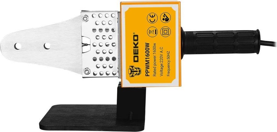 Аппарат для сварки полипропиленовых труб DEKO PPWM1600W 3 насадки (20-32 мм) 063-4203 - изображение 2