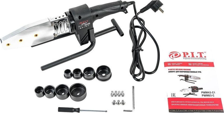 Аппарат для сварки полипропиленовых труб P.I.T. PWM43-C1 мастер - изображение 2