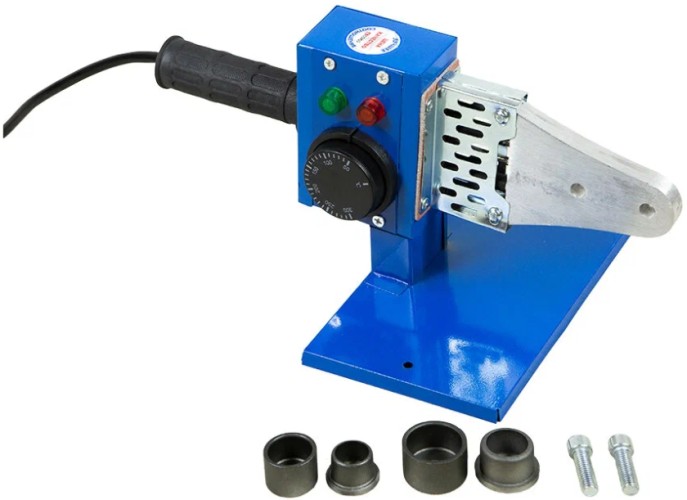 Аппарат для сварки полипропиленовых труб СОЮЗ СТС-7222К2 2 насадки 20/25 мм.