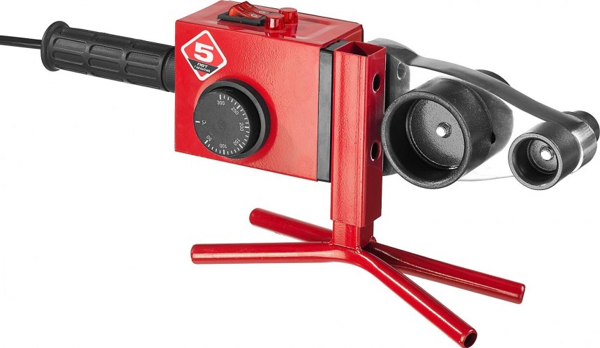 Аппарат для сварки полипропиленовых труб ЗУБР МАСТЕР (паяльник) для 1000/2000вт, 50-300с, насадки 20, 2 АСТ-2000 - изображение 3