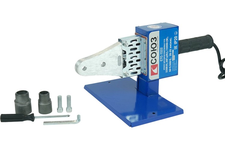 Аппарат для сварки полипропиленовых труб СОЮЗ СТС-7222 с насадки 2 шт. - изображение 2