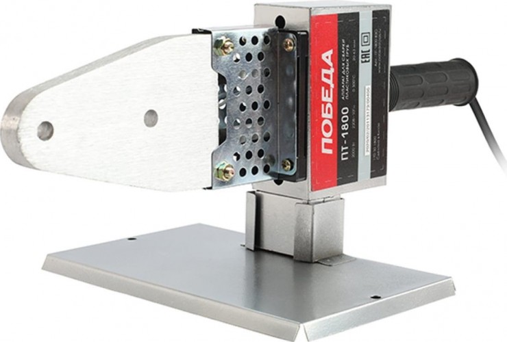 Аппарат для сварки полипропиленовых труб Победа ПТ-1800 6 насадок, кейс 170301800