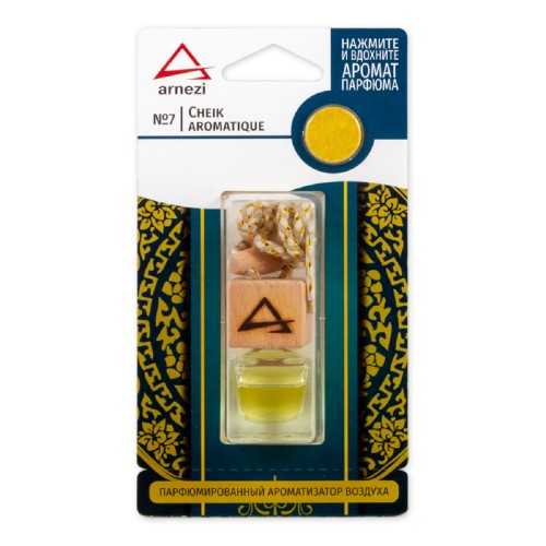 Ароматизатор ARNEZI A1509086 подвесной, французский парфюм №7 "Cheik aromatique