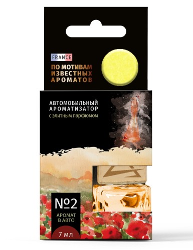 Ароматизатор ARNEZI A1509141 подвесной, элитный парфюм №2 по мотивам (Кензо Пар