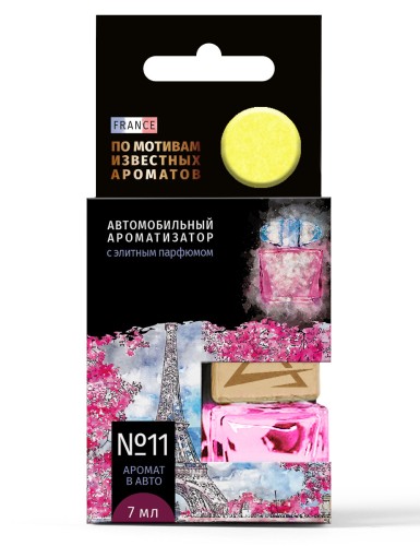 Ароматизатор ARNEZI A1509150 подвесной, элитный парфюм №11 по мотивам (Версаче