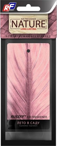 Ароматизатор подвесной картонный RUSEFF NATURE LINE лето в саду 27545N 27545N